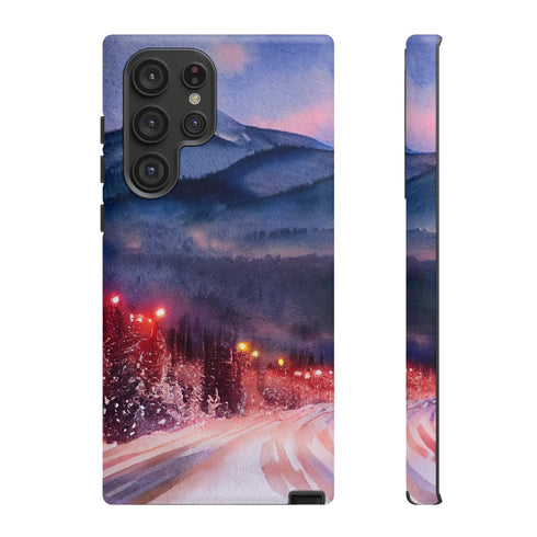 Christmas in Vail Colorado - Impact Resistant Phone Case Samsung Galaxy S22 Ultra Matte